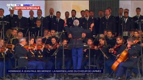 Hommage à Jean-Paul Belmondo: l’orchestre de la garde républicaine et le chœur de l’armée française interprètent "La Marseillaise" de Berlioz
