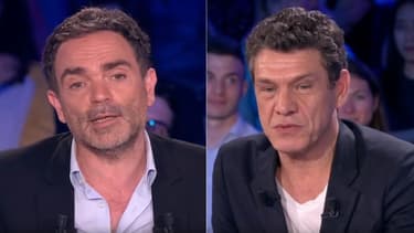 Yann Moix et Marc Lavoine dans ONPC