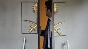 L'entrée du consulat saoudien à Istanbul.