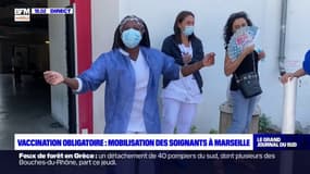 Vaccination obligatoire: mobilisation des soignants à Marseille