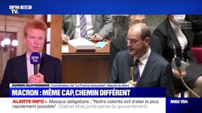 Adrien Quatennens: "J'espère qu'on s'ennuiera une peu moins cette après-midi avec Castex mais je ne suis pas très enthousiaste"