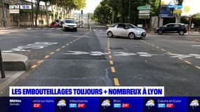 Les embouteillages toujours plus nombreux à Lyon