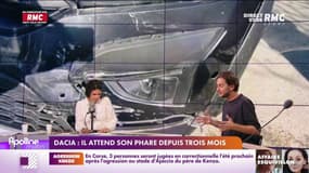 La voiture de nos auditeurs Eddy et Nadia est bloquée au garage car il manque un phare