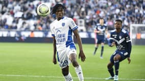 Issa Kaboré avec Troyes, en 2022.