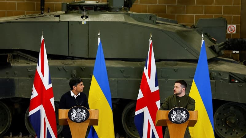 Aide militaire à l'Ukraine: Rishi Sunak affirme que 