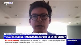 Retraites: Pierre-Henri Dumont "satisfait" du report au 10 janvier