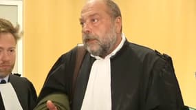 L'avocat Éric Dupond-Moretti sortant de l'audience où Patrick Balkany a été condamné à 4 ans de prison ferme, le 13 septembre 2019