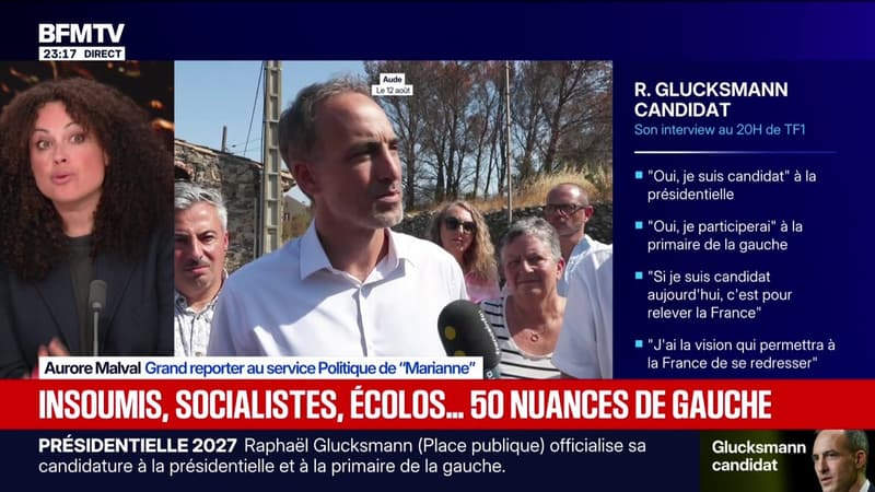 2027 : Glucksmann, « candidat pour relever la France » - 23/08