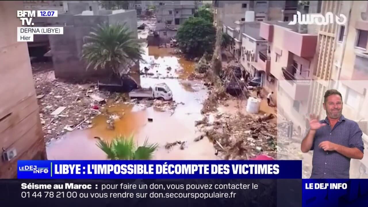Source Inondation Libye Inondations meurtrières en Libye: l'impossible décompte des victimes