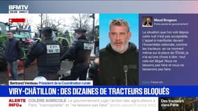 Tracteurs à Paris: "On va essayer de rester le plus longtemps possible", affirme le président de la Coordination rurale 