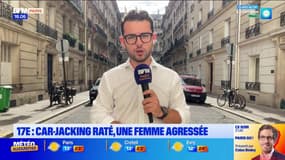 Paris: une femme agressée au couteau lors d'un car-jacking raté dans le 17e arrondissement