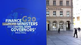 La crise européenne est dans tous les esprits à la réunion du G20 Finances qui s'est ouverte vendredi à Paris pour parfaire des propositions sur la réduction des déséquilibres mondiaux dans l'optique du sommet de Cannes des 3 et 4 novembre. /Photo prise l