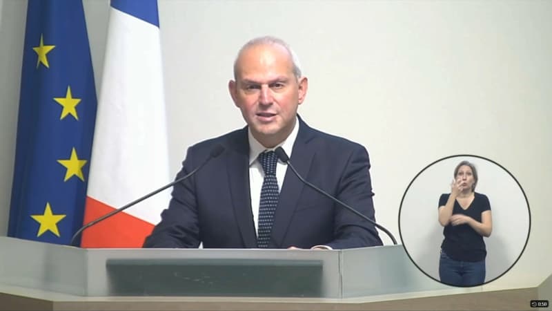 Jérôme Salomon ce mardi soir.