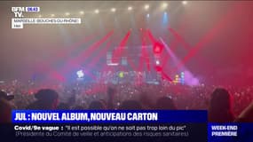 Sur ses terres, Jul interprète son nouvel album "Cœur Blanc" au Dôme de Marseille