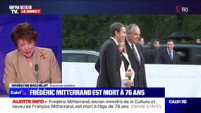Mort de Frédéric Mitterrand: "C'est un ami, un frère auquel j'étais extraordinairement attachée" se confie Roselyne Bachelot