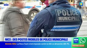 Nice : des postes mobiles de police municipale 