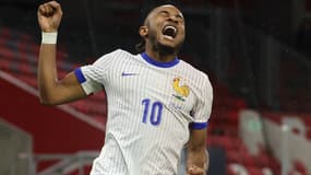 Christopher Nkunku, buteur lors du match de Ligue des nations entre la France et Israël - 10/10/2024