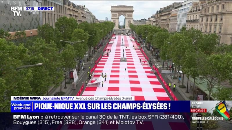Paris: nappe géante, cuisines éphémères... un pique-nique géant organisé ce dimanche sur les Champs-Élysées