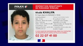 Khalib Khalifa a disparu samedi 18 septembre 2021 à Vannes, dans le Morbihan.