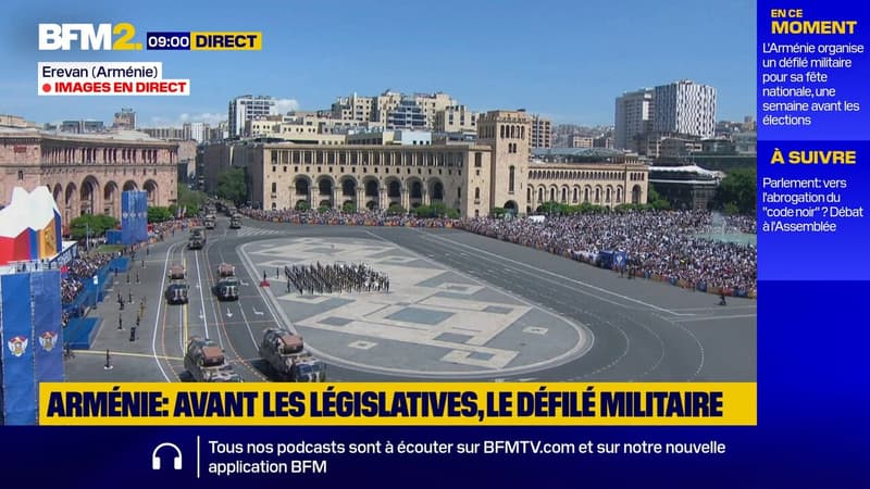 L'Arménie organise un défilé militaire pour sa fête nationale, une semaine avant les élections