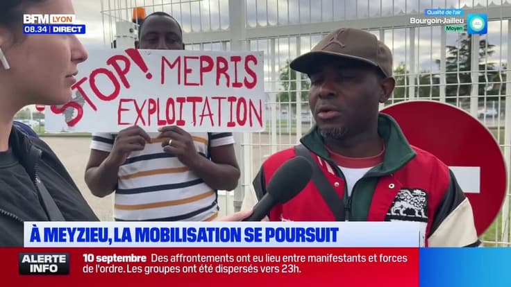 "Bloquons tout" : à Meyzieu, des salariés poursuivent la grève