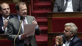 Le député communiste Stéphane Peu, ici à l'Assemblée nationale le 27 mai 2025, porte une proposition de résolution visant à abroger la réforme des retraites 