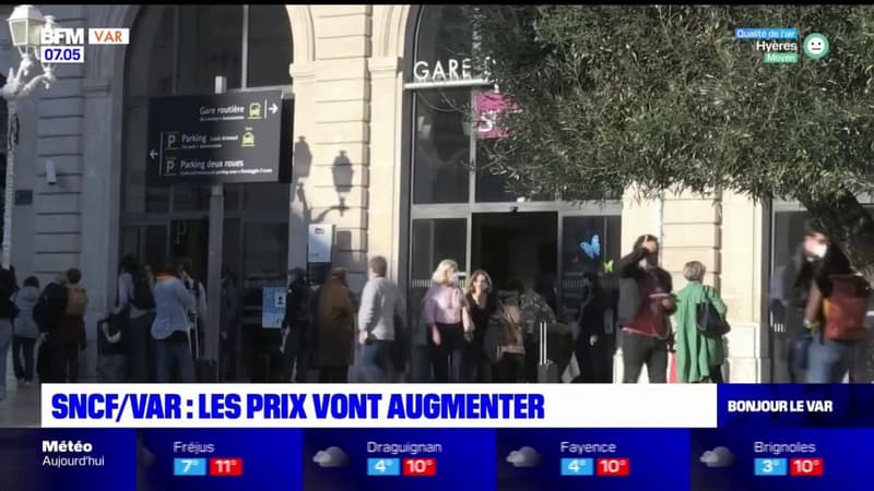 Jusqu'à 8% d'augmentation du prix des billets de train dans le Var