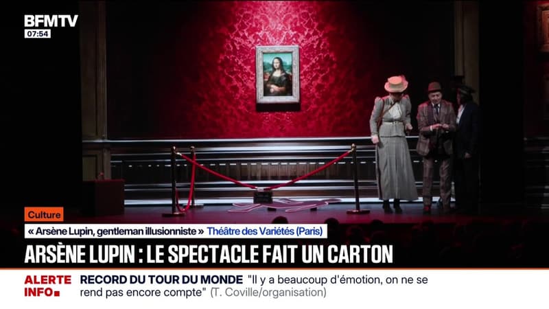 Le succès du spectacle "Arsène Lupin, gentleman des illusionnistes"