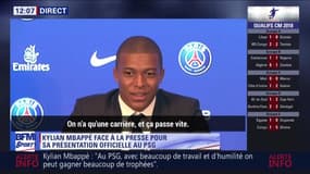 K.  Mbappé : "C'est beau d'apprendre, mais il faut gagner"