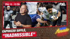 France 13-13 Italie : "Ceux qui ont sifflé Capuozzo m'ont fait dégueuler" enrage Moscato