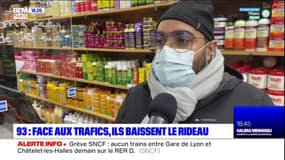 La Courneuve: face aux trafics, des commerçants baissent le rideau
