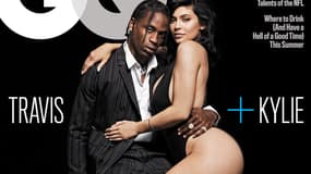 Kylie Jenner et son compagnon, Travis Scott, en couverture de GQ