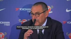 Sarri : "Mon objectif est de me divertir"