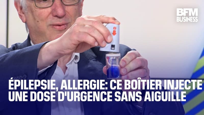 Épilepsie, allergie: ce boîtier injecte une dose d'urgence sans aiguille