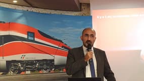 Roberto Rinaudo, président de Trenitalia France, le 14 décembre 2022 à Paris