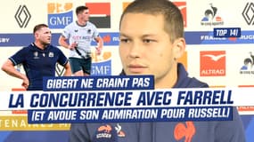 Racing 92 : Gibert ne craint pas la concurrence avec Farrell (et avoue son admiration pour Russell)