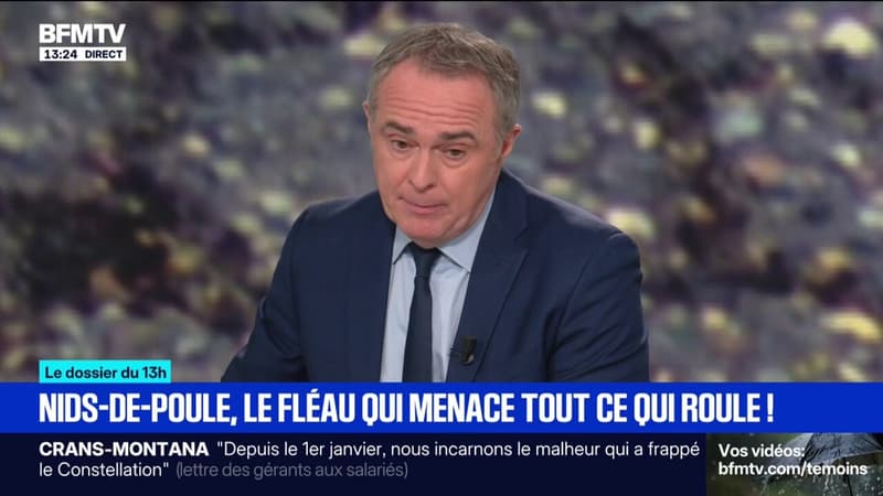 LE DOSSIER DU 13H - Comment réagir si votre véhicule est endommagé dans un nid-de-poule?