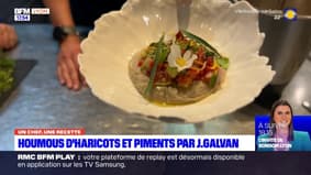 Un chef, une recette: houmous de haricots et piments par Jérémy Galvan