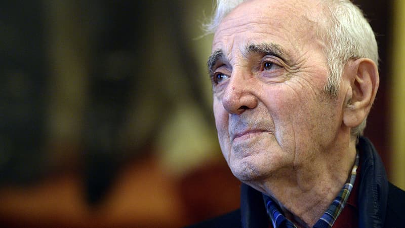 Charles Aznavour, le 16 novembre 2015.