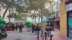 Marseille: un important incendie en cours rue d'Aubagne, un blessé léger
