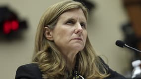 Elizabeth Magill, la présidente de l'université UPenn, auditionnée devant le Congrès, à Washington, le 5 décembre 2023