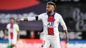 Neymar lors de Rennes-PSG
