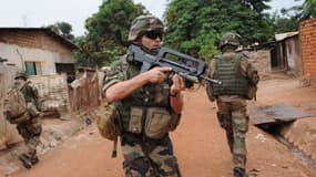 Des soldats français sont déployés pour sécuriser Bangui, la capitale de la Centrafrique