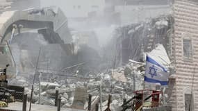 La démolition des bâtiments palestiniens, le 22 juillet 2019. - Hazem Bader - AFP