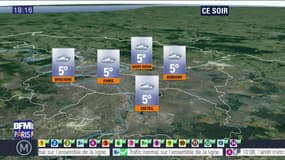 Météo Paris-Ile de France du 14 février: Un ciel couvert avec quelques averses