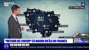 Météo Ile-de-France: des averses et des flocons de neige ce mardi après-midi