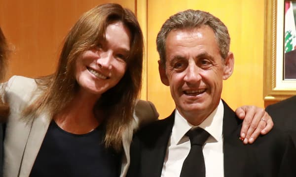 Carla Bruni-Sarkozy et Nicolas Sarkozy au Liban fin juillet