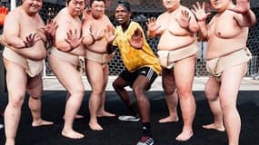Paul Pogba a pris du bon temps avec sumos