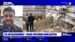 Les Pavillons-sous-Bois: trois voitures englouties après un affaissement de chaussée