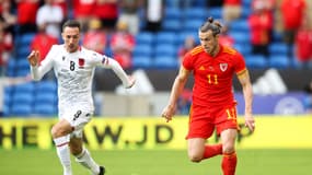Gareth Bale lors du match Galles-Albanie